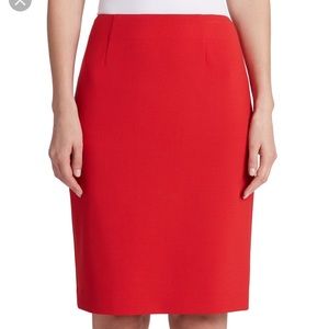 Diane von Furstenberg red pencil skirt  🔥